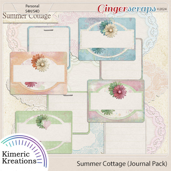 Summer Cottage Journal Pack by Kimeric Kreations