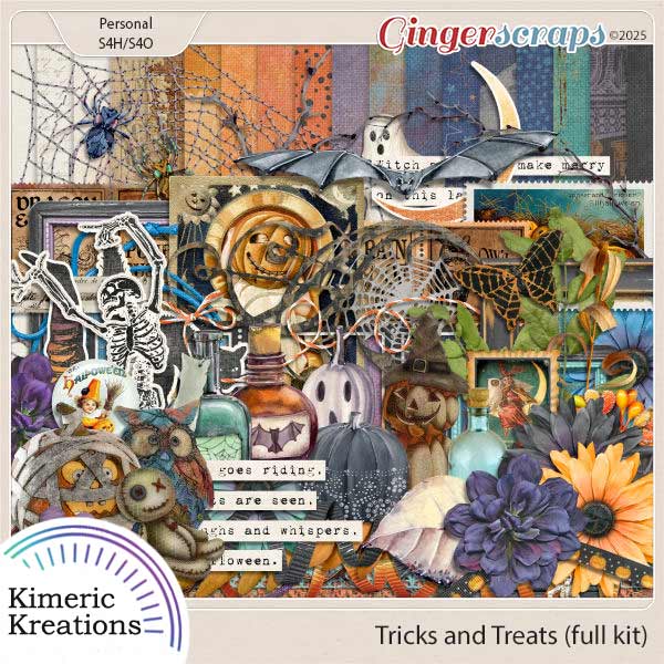 Tricks and Treats Full Kit by Kimeric Kreations