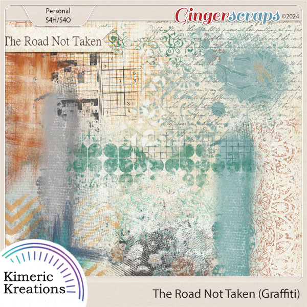The Road Not Taken Graffiti by Kimeric Kreations
