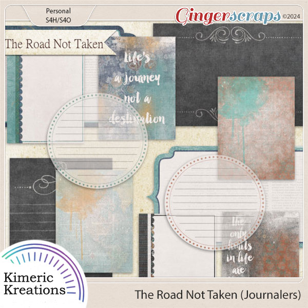 The Road Not Taken Journalers by Kimeric Kreations