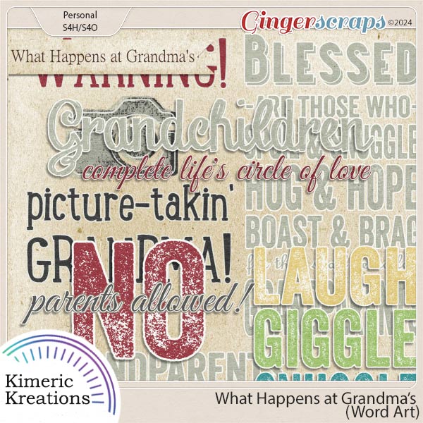 What Happens at Grandma's Word Art by Kimeric Kreations