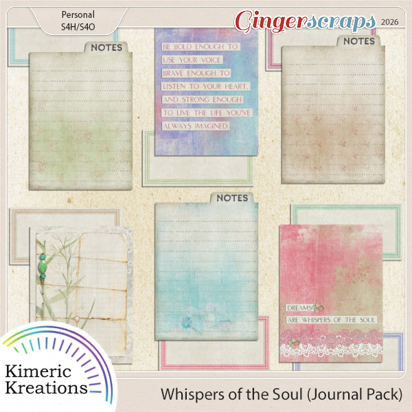 Whispers of the Soul Journalers by Kimeric Kreations