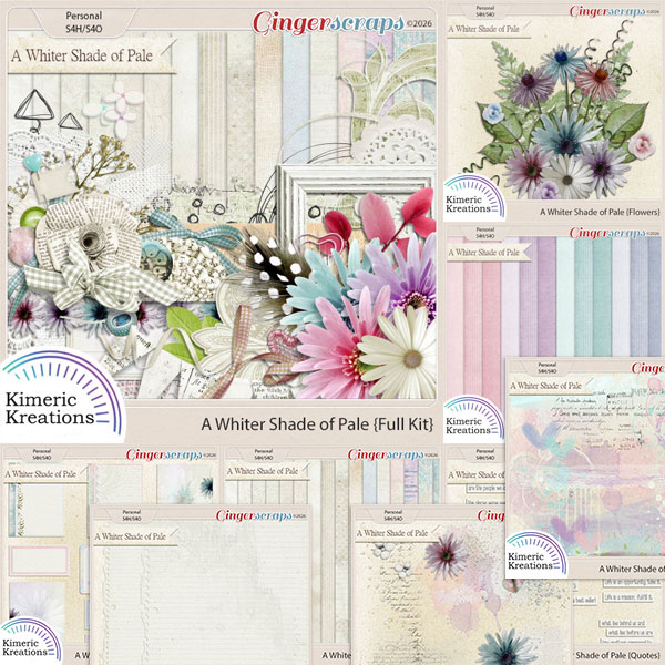 A Whiter Shade of Pale Bundle by Kimeric Kreations