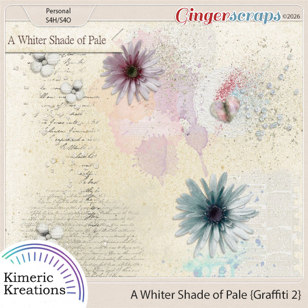 A Whiter Shade of Pale Graffiti 2 by Kimeric Kreations
