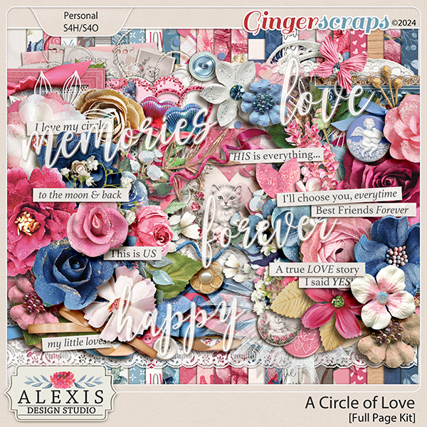 A Circle of Love - Full Page Kit