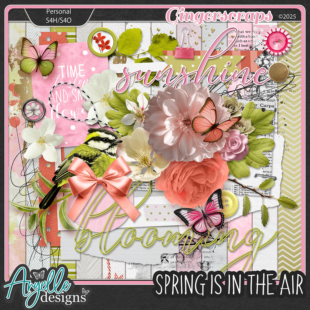 Spring Is In The Air. Full kit by Angelle Designs