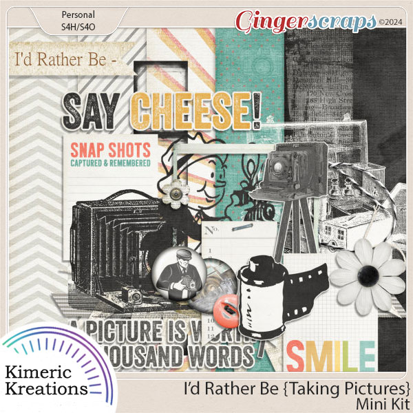 I'd Rather Be Taking Photographs Mini Kit by Kimeric Kreations