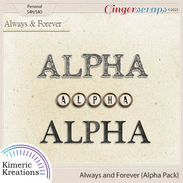 Always and Forever Alpha Pack by Kimeric Kreations