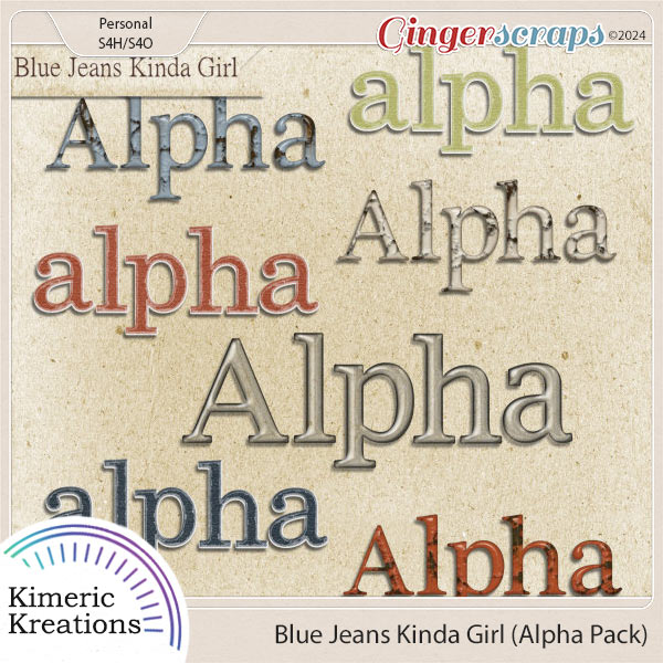 Blue Jeans Kinda Girl Alpha Pack by Kimeric Kreations