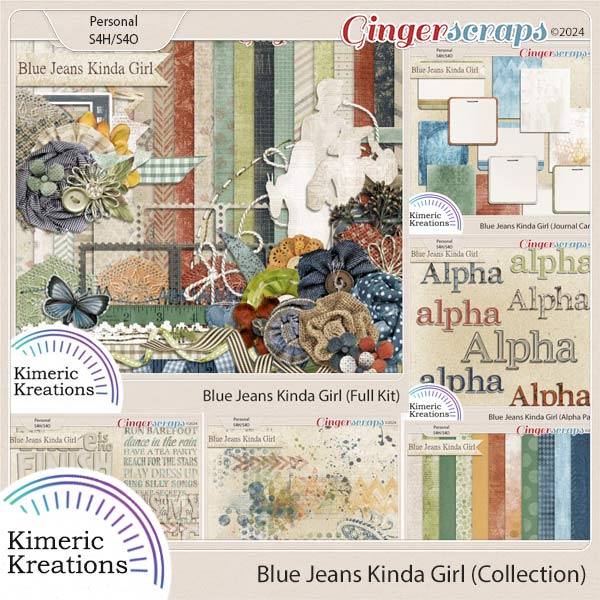 Blue Jeans Kinda Girl Collection by Kimeric Kreations