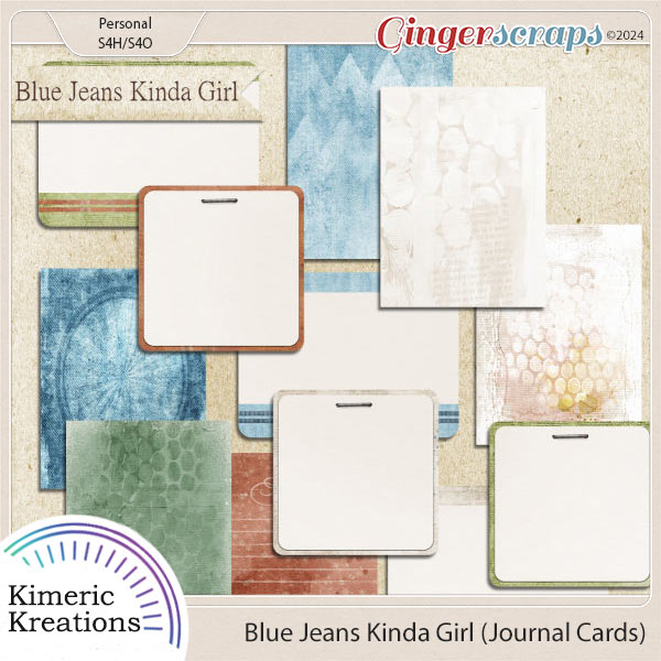 Blue Jeans Kinda Girl Journal Pack by Kimeric Kreations