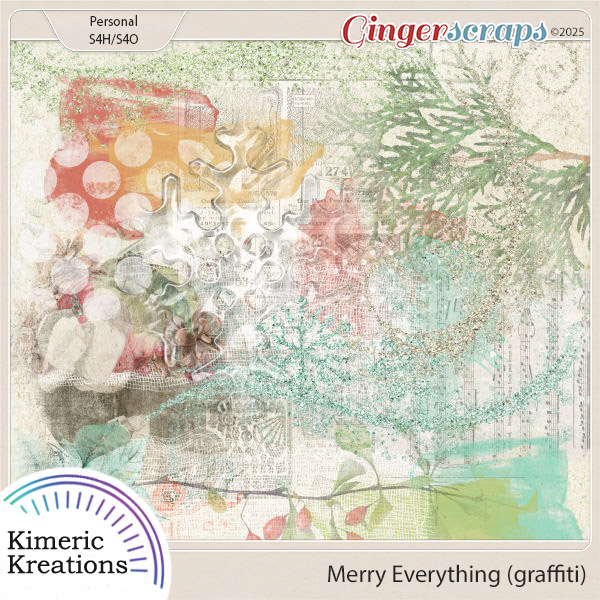 Merry Everything Graffiti by Kimeric Kreations