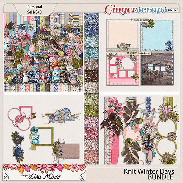 Knit Winter Days BUNDLE from Designs by Lisa Minor