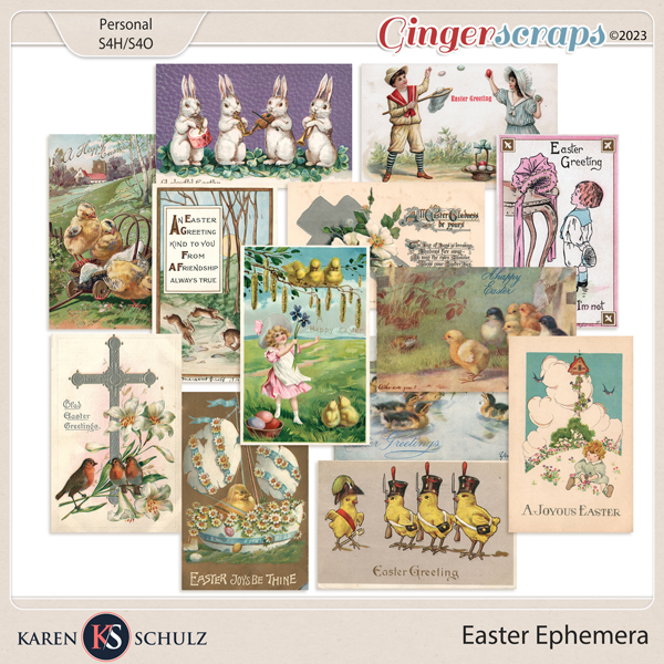 Easter Ephemera by Karen Schulz