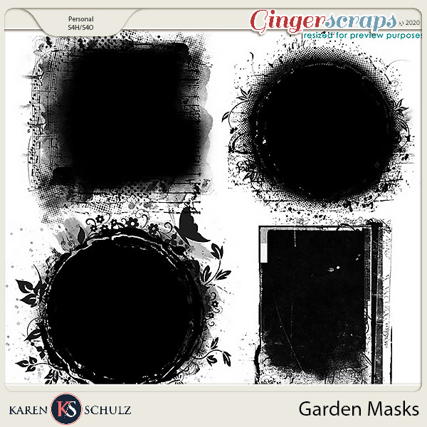 Garden Masks by Karen Schulz