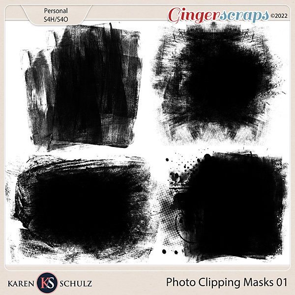 Photo Clipping Masks 01 by Karen Schulz Designs