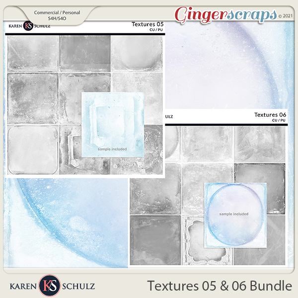 Textures 05 and 06 Bundle by Karen Schulz    