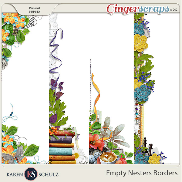 Empty Nesters Borders by Karen Schulz 