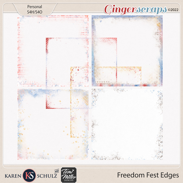 Freedom Fest Edges by Karen Schulz & Tami Miller