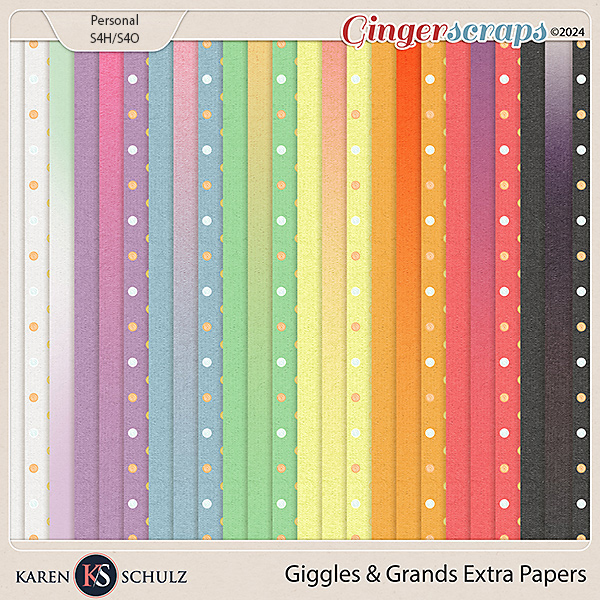 Giggles and Grands Extra Papers by Karen Schulz