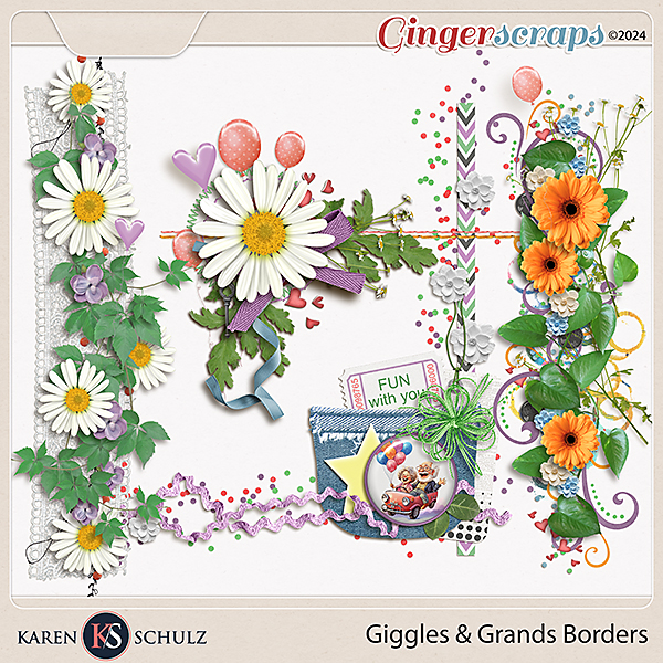 Giggles and Grands Borders by Karen Schulz