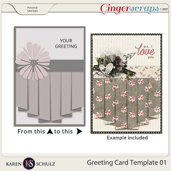 Greeting Card Template 01