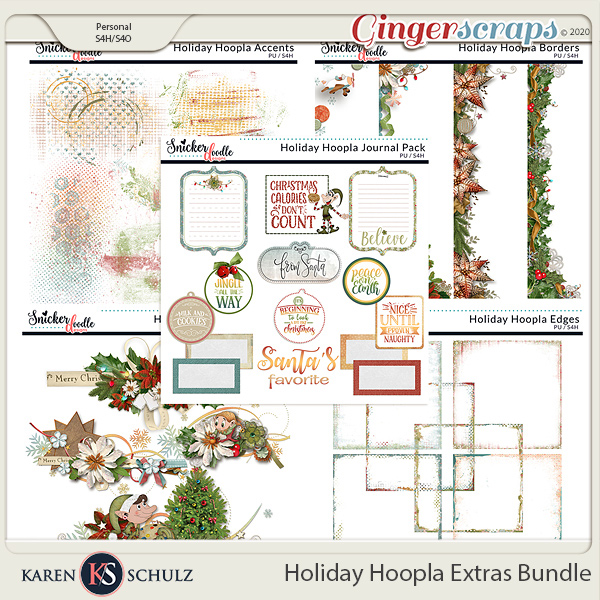 Holiday Hoopla Extras Bundle by Karen Schulz