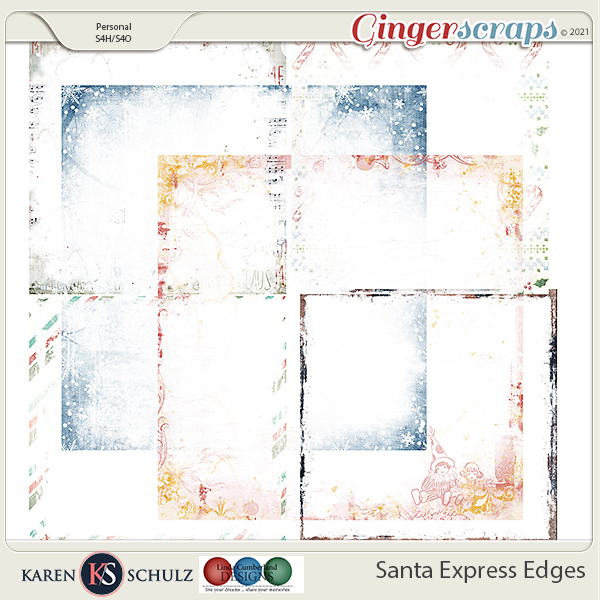 Santa Express Edges by Karen Schulz and Linda Cumberland 