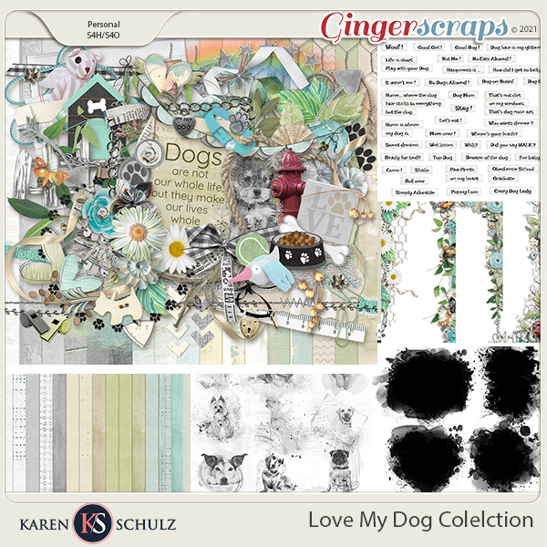 Love My Dog Collection by Karen Schulz