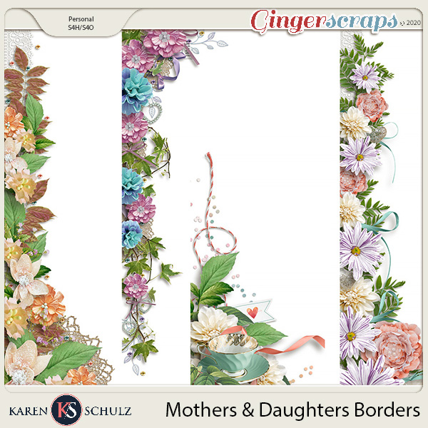 Mothers and Daughters Borders by Karen Schulz