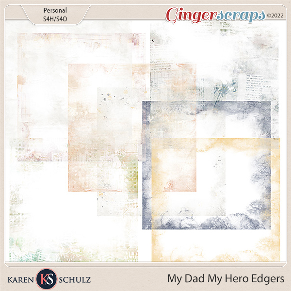 My Dad, My Hero Edgers by Karen Schulz  