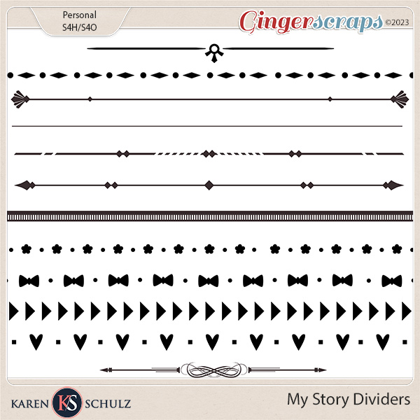 My Story Dividers by Karen Schulz 