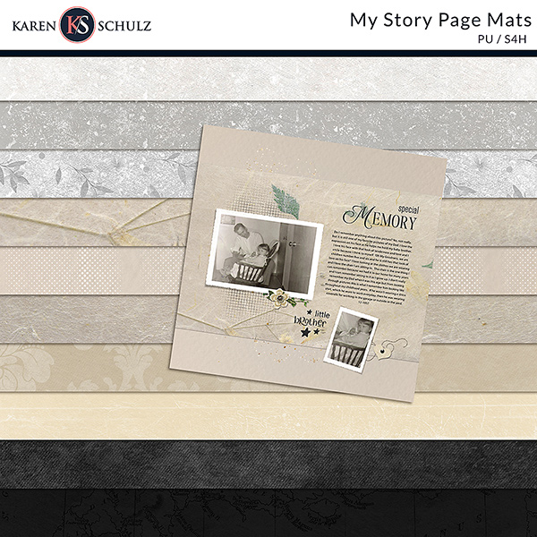 My Story Page Mats by Karen Schulz 