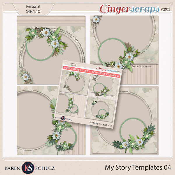 My Story Templates 04 by Karen Schulz