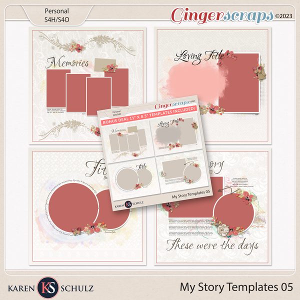 My Story Templates 05 by Karen Schulz  