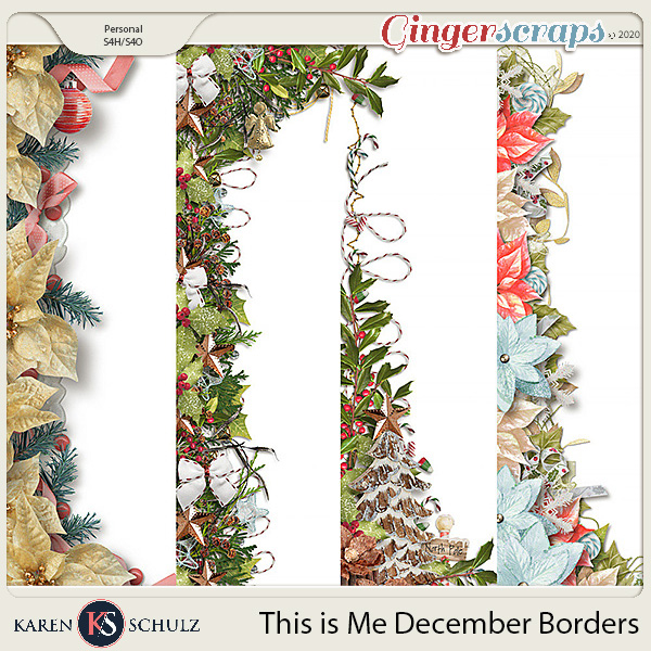 This is Me December Borders by Karen Schulz