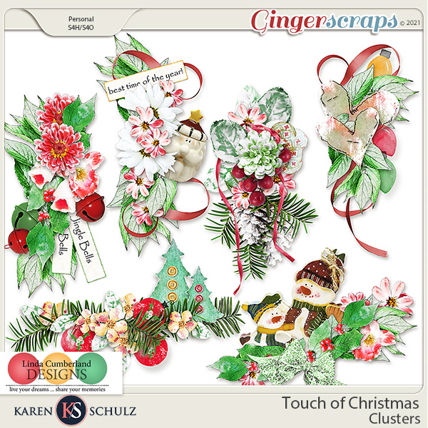 Touch of Christmas Clusters by Karen Schulz and Linda Cumberland 