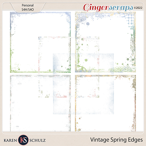 Vintage Spring Edges by Karen Schulz 