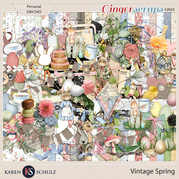 Vintage Spring Kit by Karen Schulz