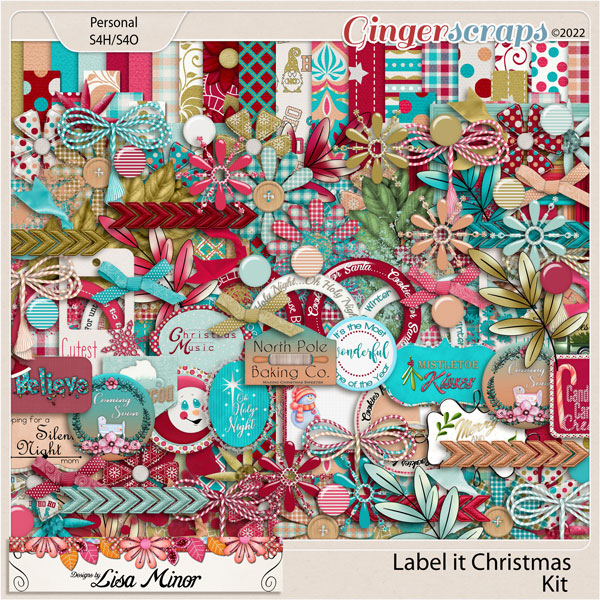 Label it Christmas from Designs by Lisa Minor