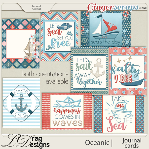 Oceanic: Journal Cards by LDragDesigns