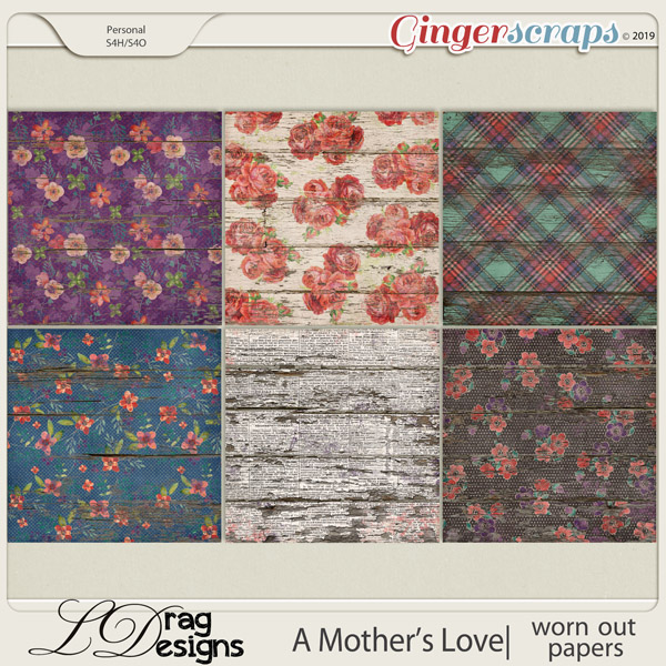 A Mother's Love: Worn Out Papers by LDragDesigns