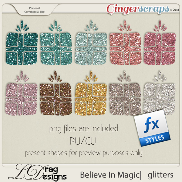 Believe In Magic: Glitterstyles by LDragDesigns