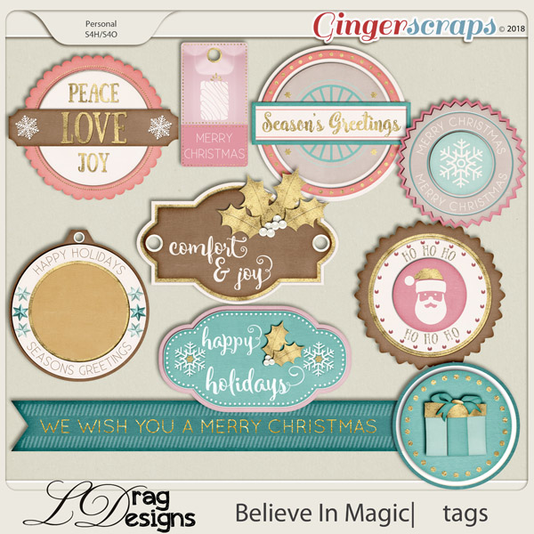 Believe In Magic: Tags by LDragDesigns