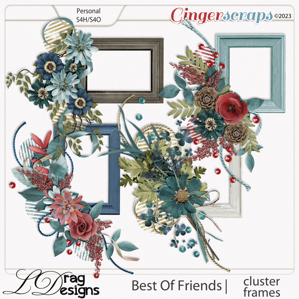 Best Of Friends: Cluster Frames by LDragDesigns