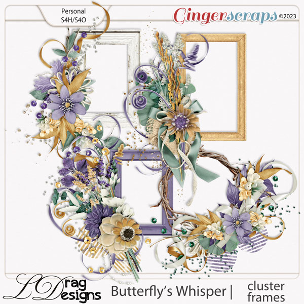 Butterfly's Whisper: Cluster Frames by LDragDesigns