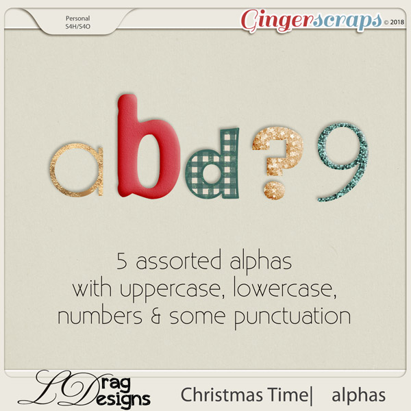 Christmas Time:Alphas by LDragDesigns
