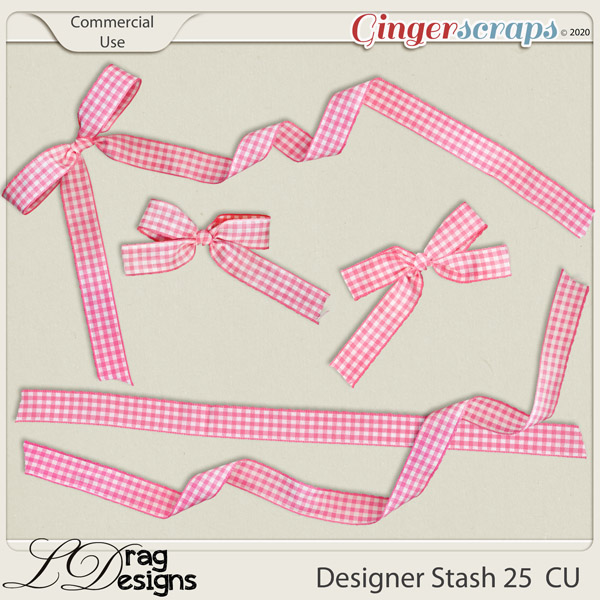 Designer Stash 25 Ribbons by LDragDesigns