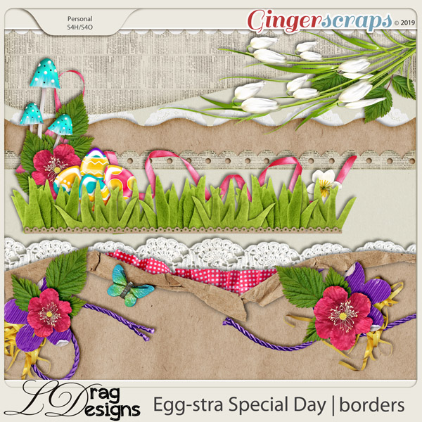 Egg-stra Special Day: Borders by LDragDesigns