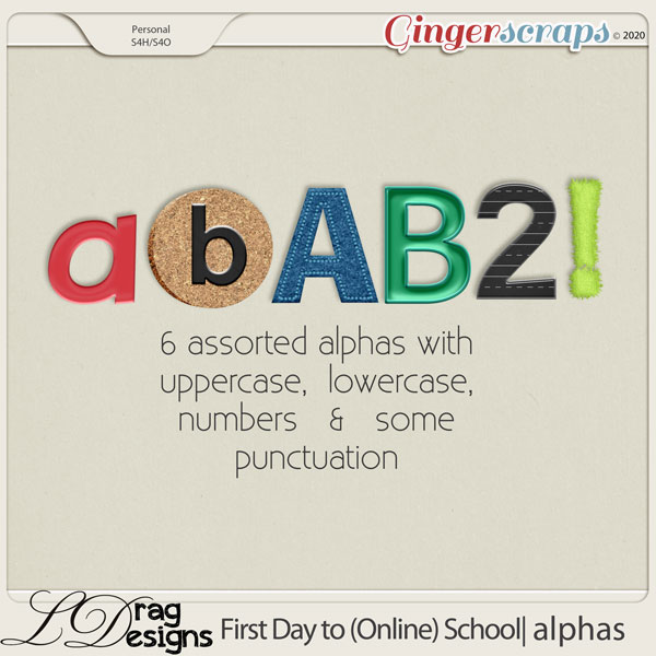 First Day To (Online) School: Alphas by LDragDesigns